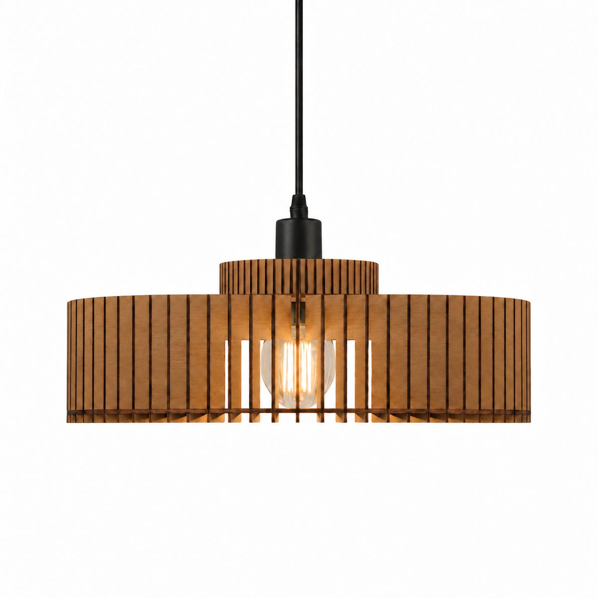 Breite Pendelleuchte