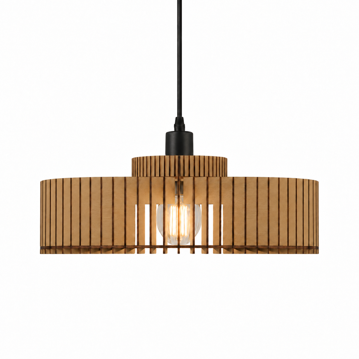 Breite Pendelleuchte