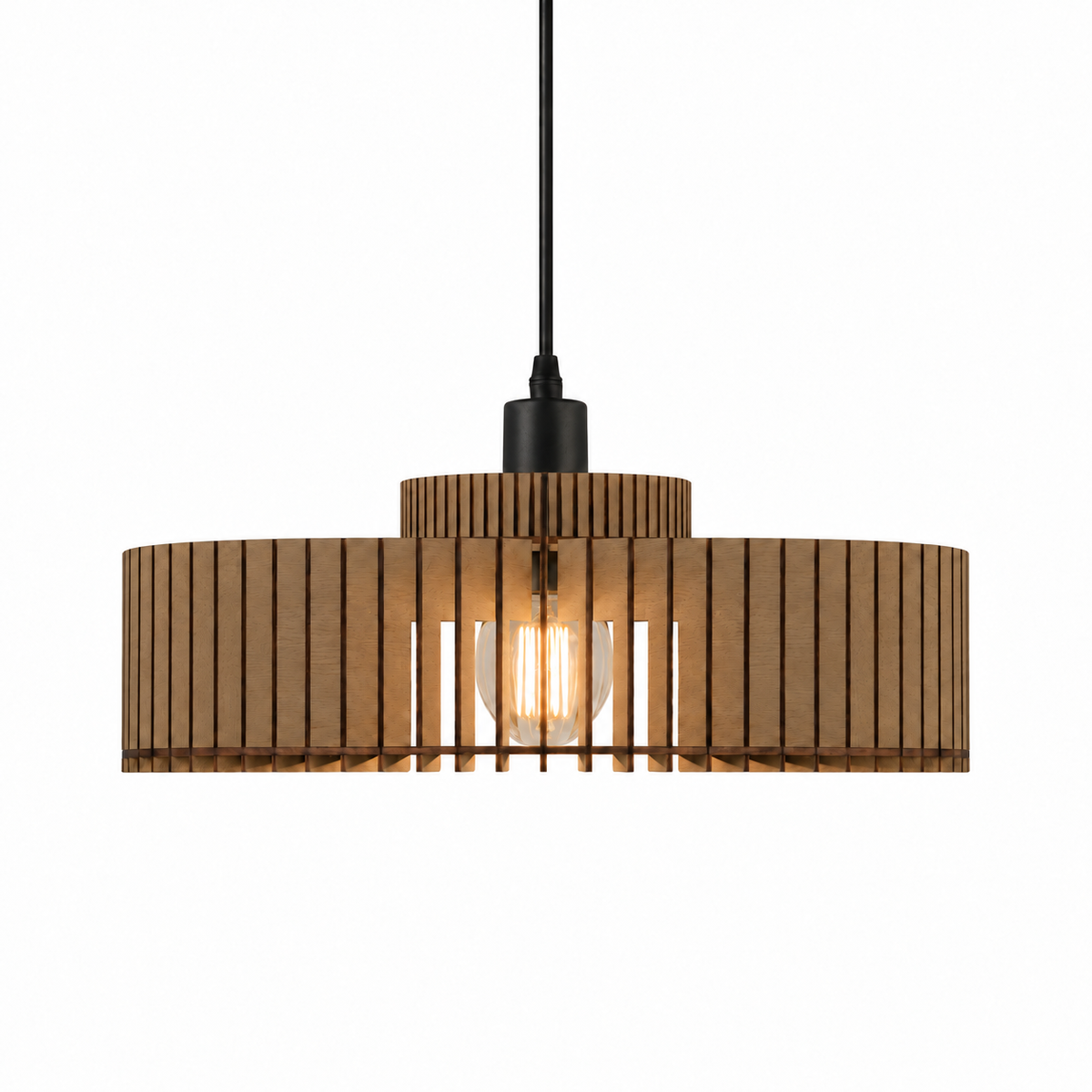 Breite Pendelleuchte