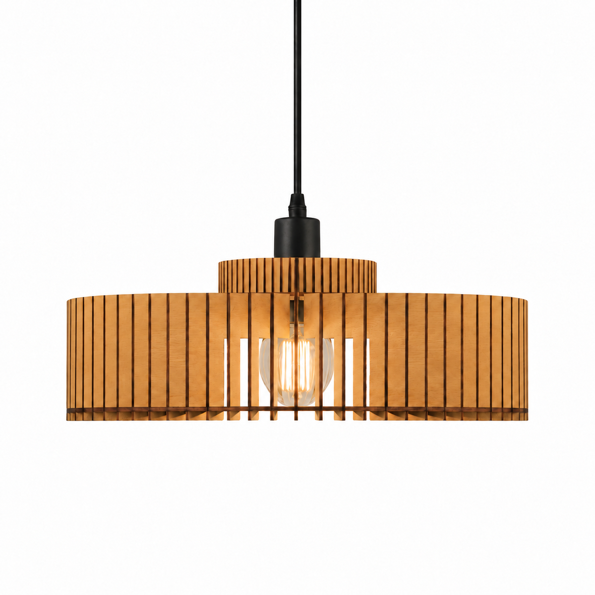 Breite Pendelleuchte