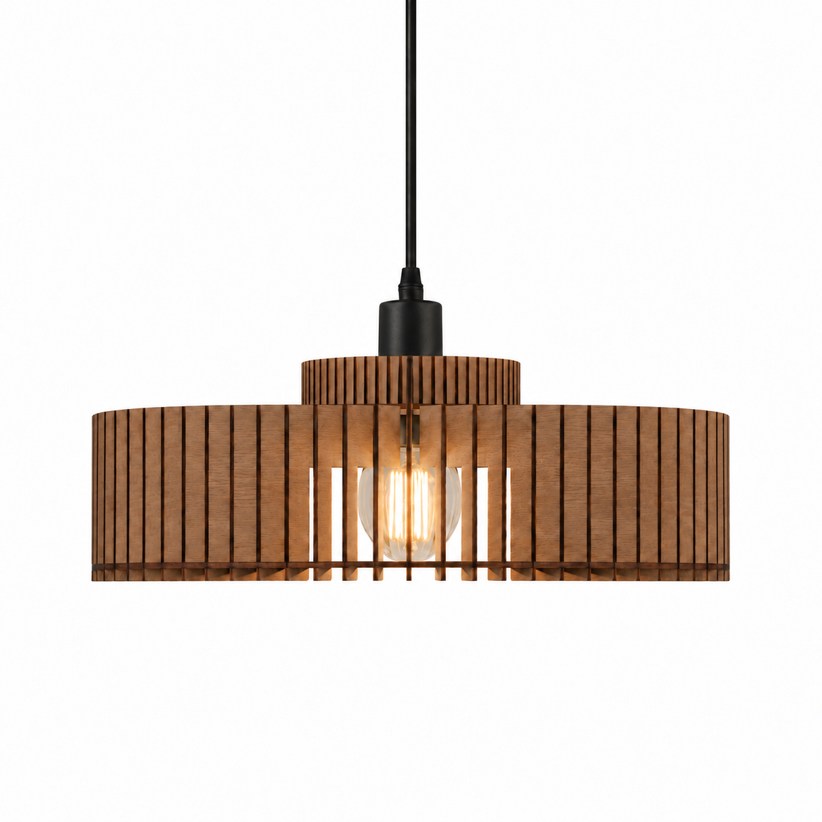 Breite Pendelleuchte